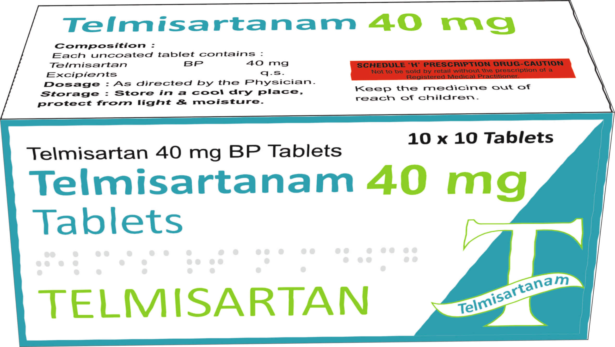 Telmisartanam 40 mg Tablets - Image 3