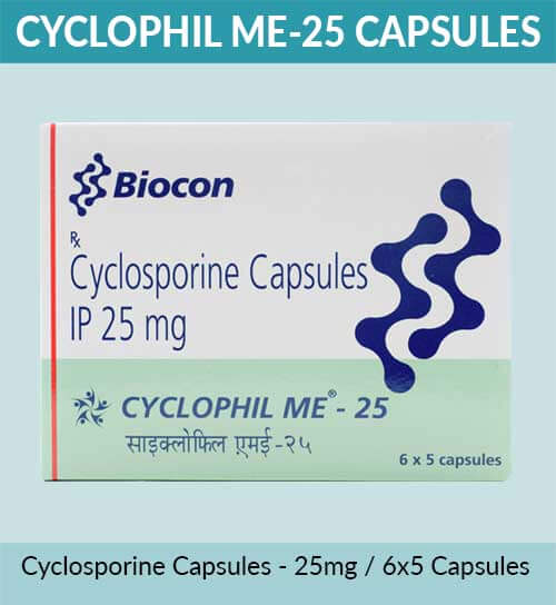 Cyclophil Me 25 Mg Capsules