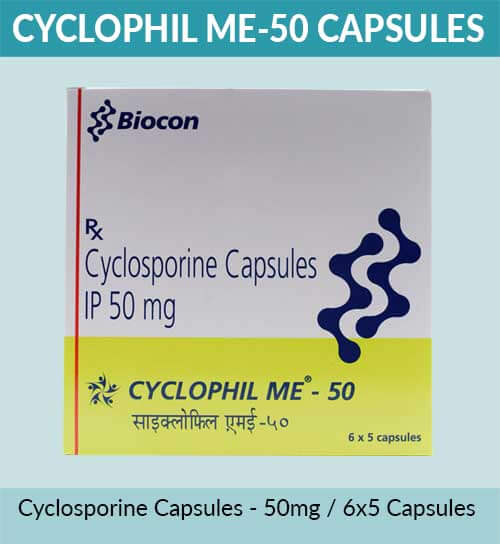 Cyclophil Me 50 Mg Capsules