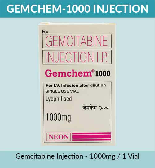 Gemchem 1000 Mg Injection