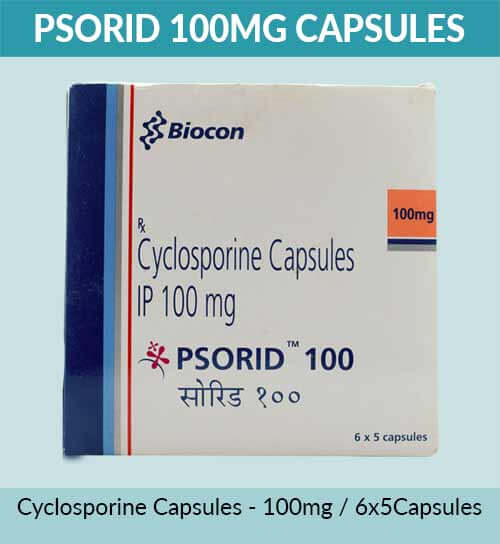 Psorid 100 Mg Capsules