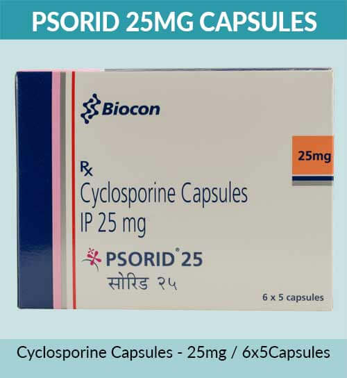 Psorid 25 Mg Capsules