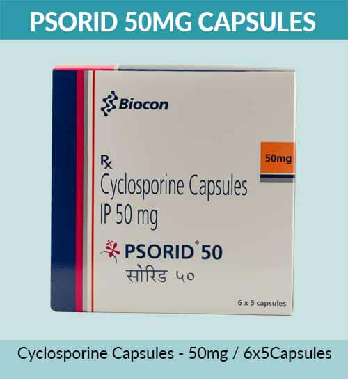 Psorid 50 Mg Capsules